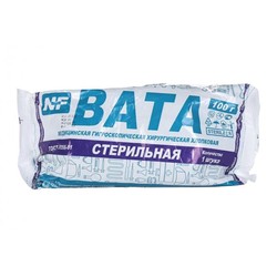 Вата медицинская хирургическая стерильная гигроскопическая хлопковая (ГОСТ 5556-81)