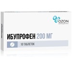 Ибупрофен, таблетки покрытые оболочкой пленочной 200 мг 10 шт