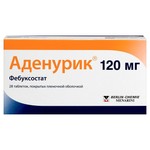 Аденурик, таблетки покрытые пленочной оболочкой 120 мг 28 шт