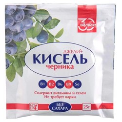 Кисель 25 г Джели плюс черника