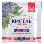 Кисель, Джели плюс 25 г черника