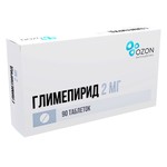 Глимепирид, таблетки 2 мг 90 шт
