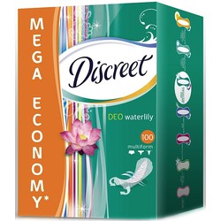 Прокладки женские ежедневные Discreet Део водяная лилия мультиформ 100 шт.