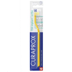Зубная щетка Curaprox для имплантов брекетов и ортоконструкций желтая