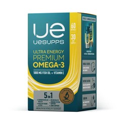 Uesupps ультра энерджи премиум омега-3 60 шт. капс. мягк.