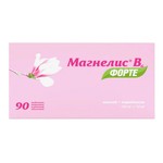 Магнелис В6 форте, таблетки покрытые пленочной оболочкой 100 мг+10 мг 90 шт