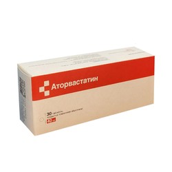 Аторвастатин табл. п/о пленочной 40 мг 30 шт.
