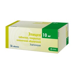 Элицея табл. п/о пленочной 10 мг 56 шт.