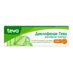 Диклофенак-Тева, гель для наружного применения 1% 100 г 1 шт