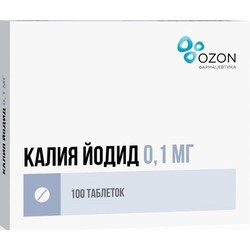 Калия йодид табл. 0.1 мг 100 шт.