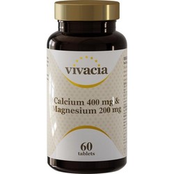 Кальций Магний Vivacia Vivacia calcium magnesium 60 шт. табл. 400 мг+200 мг