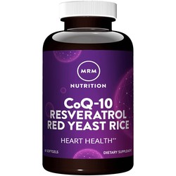 CoQ-10 ресвератрол и красный дрожжевой рис MRM Nutrition 60 шт. капс. 2000 мг