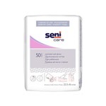 Рукавица, Seni Care (Сени Кэа) 50 шт для мытья с непроницаемой пленкой