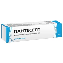 Пантесепт крем д/наружн. прим. 5% 30 г 1 шт.