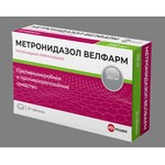 Метронидазол Велфарм, таблетки 250 мг 20 шт