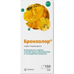 Бронхолор Vitateka сироп первоцвета (БАД) 150 мл