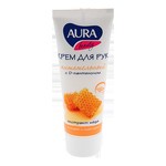 Крем для рук, Aura (Аура) 75 мл Бьюти питательный с д-пантенолом и медом