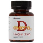 Омега 3 рыбий жир, Биафишенол капсулы 0.35 г 180 шт