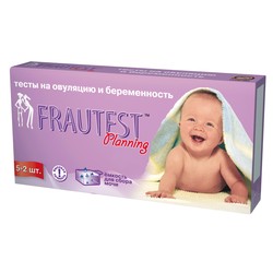 Набор тестов на овуляцию и беременность frautest 5+2 шт.