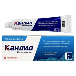 Кандид гель ваг. 2% 30 г 1 шт.