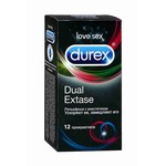 Презервативы, Durex (Дюрекс) 12 шт Дуал экстаз эмоджи (рельефные с анестетиком)