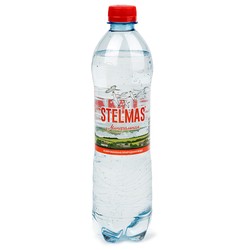 Вода минеральная Stelmas газированная 0.6 л
