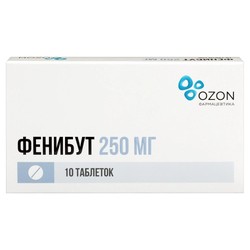 Фенибут табл. 250 мг 10 шт.