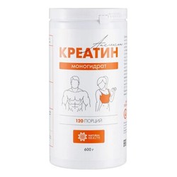 Креатин моногидрат Natural Health со вкусом апельсина пор.