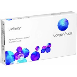 Линзы контактные Biofinity bc 8.6 6 шт. (-1.00)