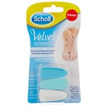 Насадки сменные, scholl (Шоль) 3 шт Велвет Смус  для электрической роликовой пилки для ногтей (коррекция/шлифовка/полировка)