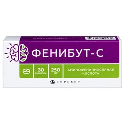 Фенибут-С табл. 250 мг 30 шт.