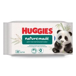 Салфетки влажные детские 56 шт. Huggies Натюрмэйд
