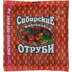 Отруби, Сибирские 200 г пшеничные шиповник