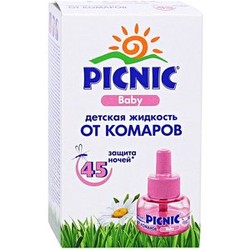Жидкость от комаров Picnic беби 45 ночей 30 мл