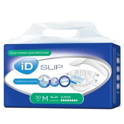 Подгузники для взрослых ID слип супер р. M (70-130 см) 30 шт.