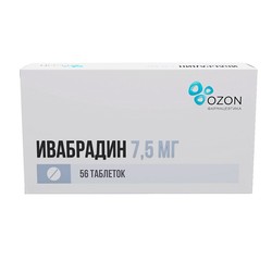 Ивабрадин табл. п/о пленочной 7.5 мг 56 шт.