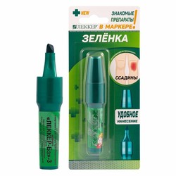 Леккер-бриллиантовый зеленый 1% маркер 5 мл