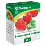 Земляника лесная лист, сырье 25 г чайный напиток серии Дары природы