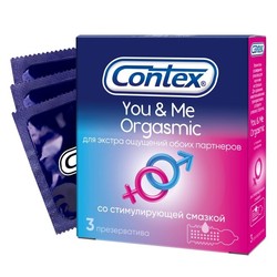 Презервативы Contex Ю энд Ми Оргазмик 3 шт.