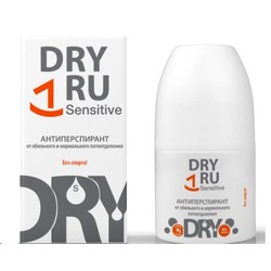 Средство DryRu Сенситив от обильного и нормального потоотделения (антиперспирант для чувствительной кожи) 50 мл