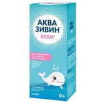 Аквазивин Беби, капли назальные (для детей) 15 мл средство для промывания и орошения полости носа для детей 0+ и взрослых (изотонический 0.9%) медизделие флакон