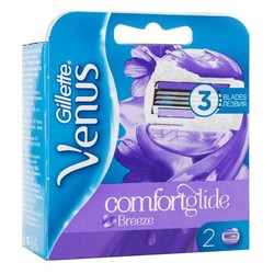 Кассеты для станков для бритья для женщин Gillette винус бриз 2 шт.