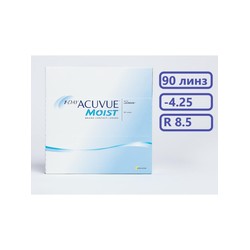 Линзы контактные Acuvue Уан Дей Моист bc 8.5 мм 90 шт. (-4.25)