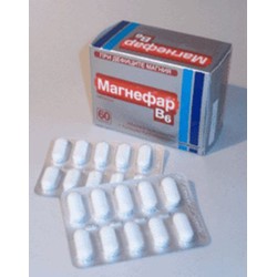 Магнефар В6 табл. 500 мг+5 мг 60 шт.