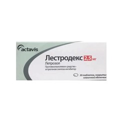 Лестродекс табл. п/о пленочной 2.5 мг 30 шт.