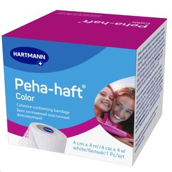 Бинт когезивный эластичный фиксирующий Peha-haft (самофиксирующийся) р. 4мх4см