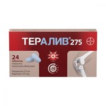Тералив 275, таблетки покрытые пленочной оболочкой 275 мг 24 шт
