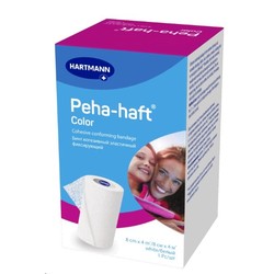 Бинт когезивный эластичный фиксирующий Peha-haft (самофиксирующийся) р. 4мх8см