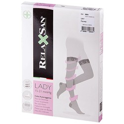 Чулки компрессионные Relaxsan Стей-ап Леди на резинке р. 2