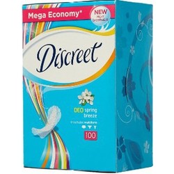 Прокладки женские ежедневные Discreet весенний бриз део 100 шт.